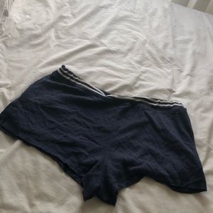 Lounge around sweat shorts and a sizeL